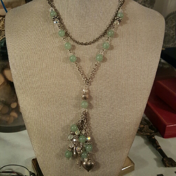 NEW AUTHENTIC JADE & SILVER GORGEOUS SET(2PC) - Picture 2 of 4